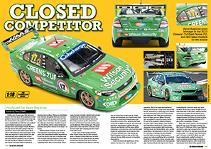 Apex Replicas 1/18 2013 Bathurst Ford FG Falcon in retro Greens-Tuf livery