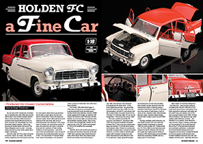 Classic Carlectables 1/18 Holden FC Special Sedan in Flame Red